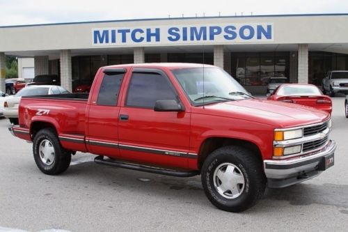 1997 chevrolet silverado 1500 z-71 extended cab 4x4 step side  nice old truck!!