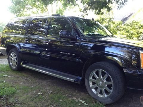 2006 cadillac escalade esv platinum awd fully loaded, black, 20&#034; wheels