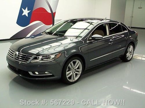 2013 volkswagen cc lux 2.0t heated seats sunroof nav 5k texas direct auto