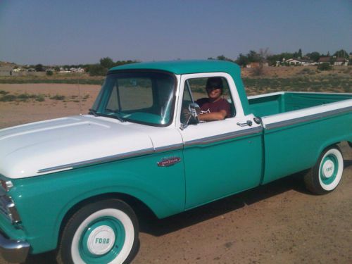 For sale is a 1966 Ford pickup F100 1/2 ton long wide bed RESTORED., image 2
