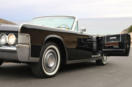 Laguna beach lincoln continental convertible black black rock solid