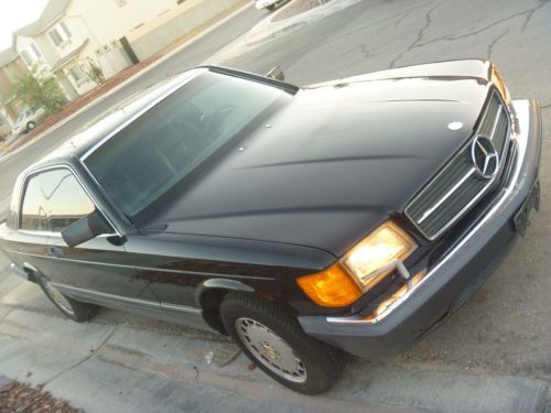 1989 mercedes 560 sec rare&#034;flagship&#034; coupe-gorgeous in &amp; out! runs great!  nice!