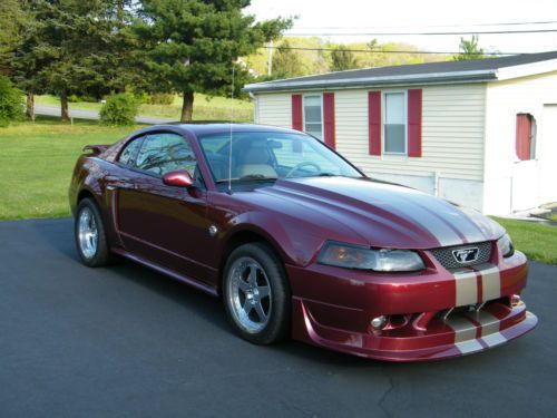 2004 ford mustang gt anniversary edition red stick