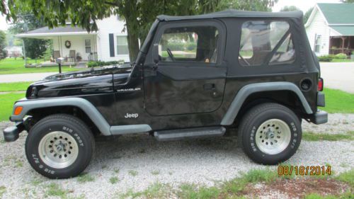 1997 black jeep wrangler