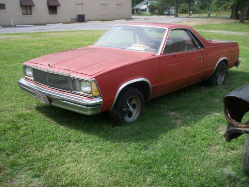 1980 chevrolet elcamino project ,rare 4 spd bucket seat truck