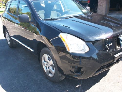 13 2013 nissan rogue sv salvage left front damage awd nice! 4wd repairable fixer