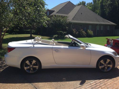 2010 lexus is350 c convertible 2-door 3.5l