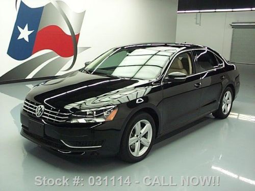 2013 volkswagen passat tdi se diesel auto sunroof 43k texas direct auto