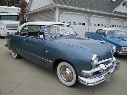 1951 ford victoria frame-off restoration hot-rod 37,555 miles (all-new)