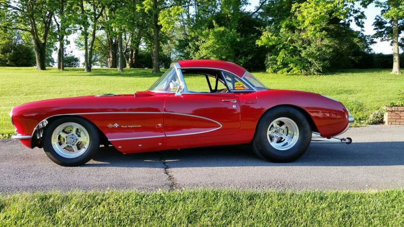 1957 chevrolet corvette black interior