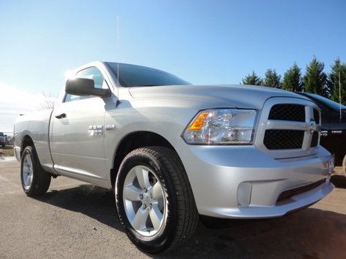 New 2013 dodge ram 1500 st express 4wd 4x4 hemi regular cab silver save l@@k