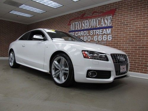 2012 audi s5 ibis white prestige quattro navigation factory warranty