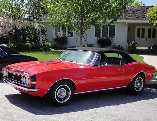 67 convertible camaro ss