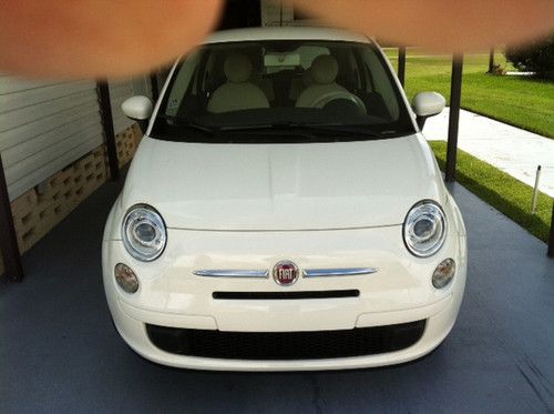 2012 fiat 500 - fast and fun - dealer added speed equipment! 1753 original miles