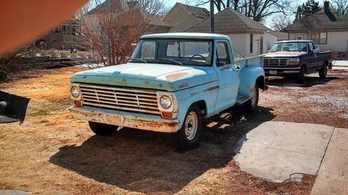 1967 f100 long box stepside. very solid