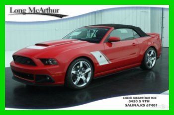 2013 roush stage 3 5.0 v8 supercharged! converible! automatic! msrp 66,235