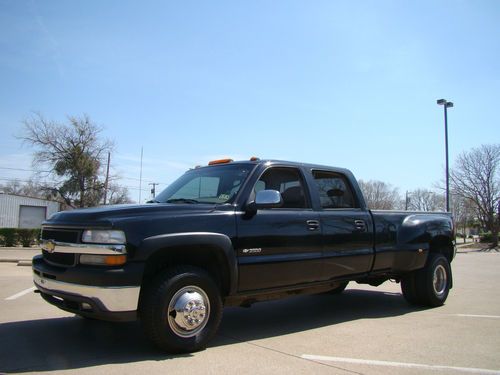 2001 chevrolet silverado 3500hd 4x4 auto leather look!