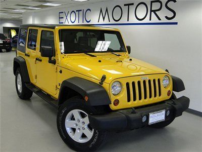 2008 jeep wrangler unlimited x 4wd! cd-plyr alloys tow auto-start hardtop 1owner
