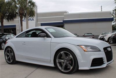 2012 white audi tt rs 2door coupe manual