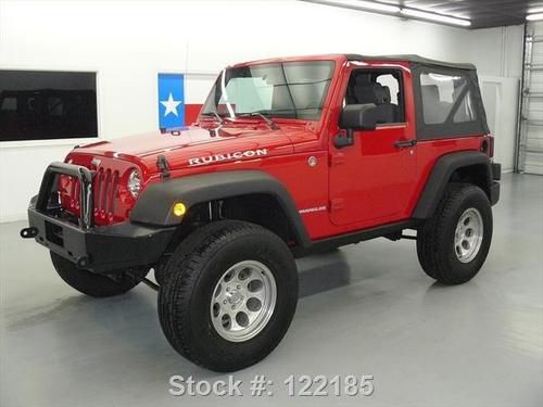 2010 jeep wrangler rubicon convertible 4x4 6spd 21k mi  texas direct auto