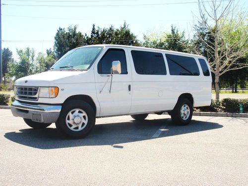 2002 ford e-350 15 passenger pass church van 1 one ton 10 12 v-10