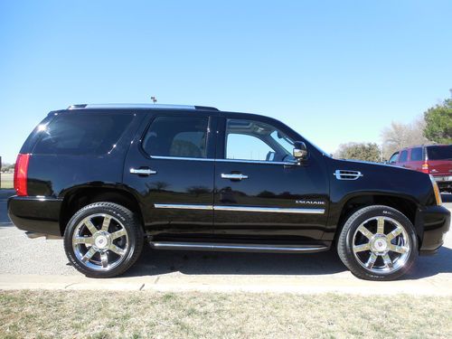 2012 cadillac escalade luxury awd black raven/casmere dvd roof nav quads 22