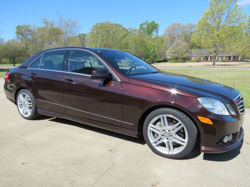 2010 mercedes-benz e class e550 - navigation, sunroof, leather