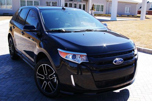 2013 ford edge sport edition fwd, 20" wheels, nav, panroof, warranty, rebuilt