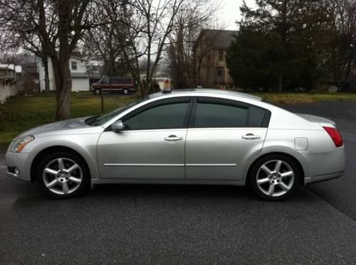 2004 nissan maxima se, navigation, leather, sunroof, bose, remote strt, 6-spd mt