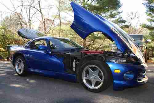 Dodge Viper GTS 1997 Blue with White Stripes, US $38,500.00, image 12