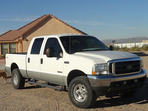 2004 ford f250 lariat turbo diesel,az truck-rust free,leather,original owner