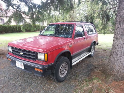 1989 chevrolet s10 blazer base sport utility 2-door 4.3l