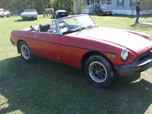 1975 MGB Convertible Project Car CHEAP!!!, image 4