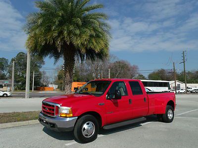 Ford f-350 lariat crew cab dually 7.3 diesel one owner florida truck low miles