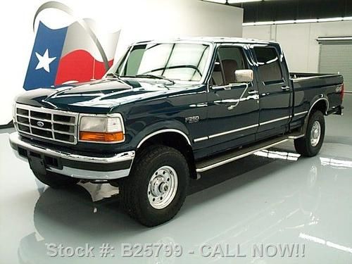 1997 ford f-250 crew 7.5l v8 4x4 auto 6-pass bedliner  texas direct auto