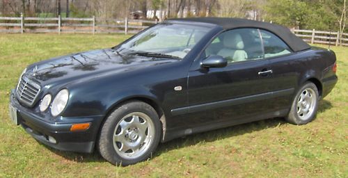 1999 mercedes clk 320  convertible