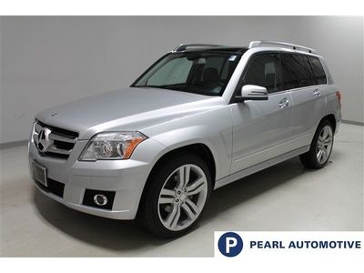 Glk350w4 suv 3.5l cd awd black  mb-tex seat trim heated front seats keyless-go