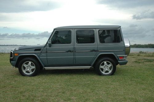 Nice and loaded mercedes benz g55 amg platinum blue