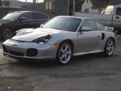 2001 porsche 911 turbo damaged salvage only 43k miles manual trans loaded l@@k!