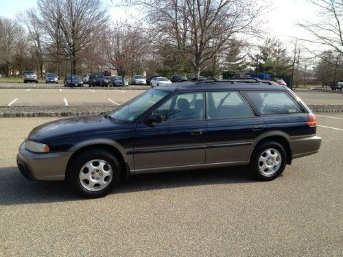 No reserve! blue 1996 subaru outback awd wagon ~ 176k miles ~ runs &amp; drives 100%