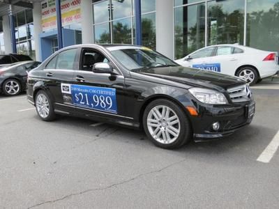 Factory certified! 09 mercedes-benz c300 sport sedan glass sunroof/premium 1 pkg