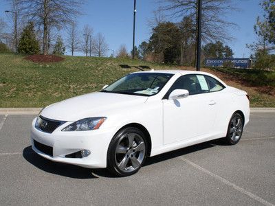 Lexus certified convertible 2.5l .9% financing leather nav luxury pkg 18" alloys