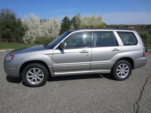 2007 subaru forester x panoramic sunroof 1 owner runs 100%