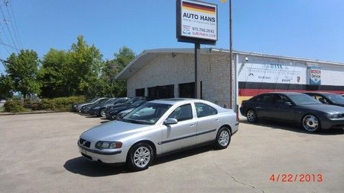 2003 volvo s60.leather.moonroof.auto.premium package.2 owners.clean