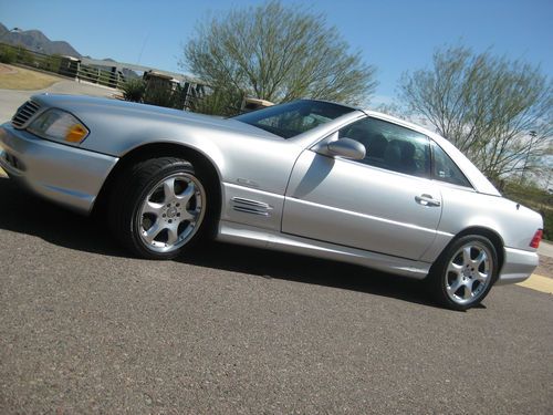 2002 mercedes-benz sl500 silver arrow convertible 2-door 5.0l