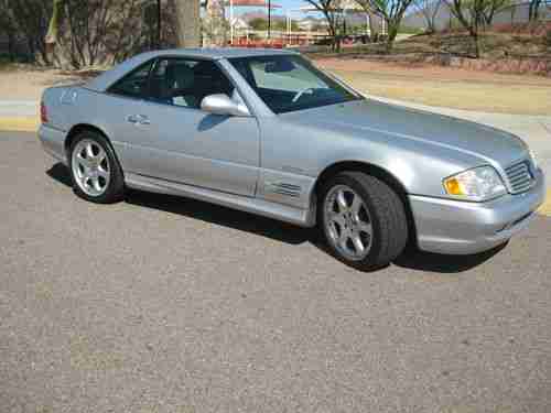2002 Mercedes-Benz SL500 Silver Arrow Convertible 2-Door 5.0L, image 4