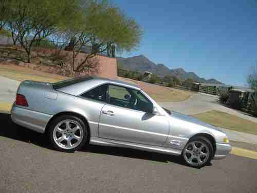 2002 Mercedes-Benz SL500 Silver Arrow Convertible 2-Door 5.0L, image 6