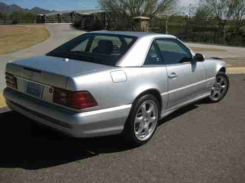 2002 Mercedes-Benz SL500 Silver Arrow Convertible 2-Door 5.0L, image 7