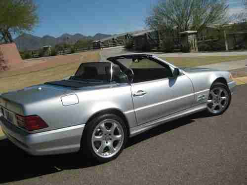 2002 Mercedes-Benz SL500 Silver Arrow Convertible 2-Door 5.0L, image 11