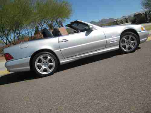 2002 Mercedes-Benz SL500 Silver Arrow Convertible 2-Door 5.0L, image 12